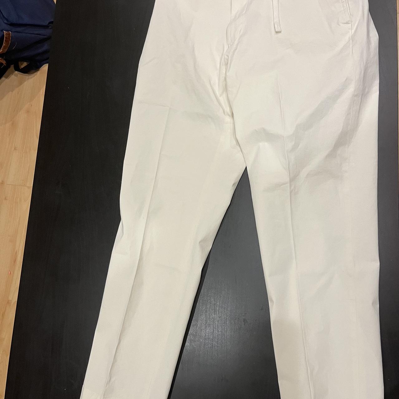 UNIQLO Women's Cream Trousers | Depop