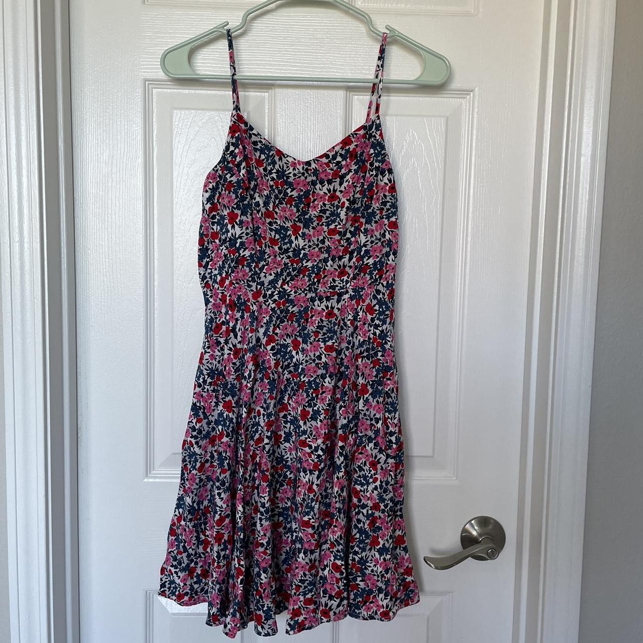 Old navy purple 2025 floral dress