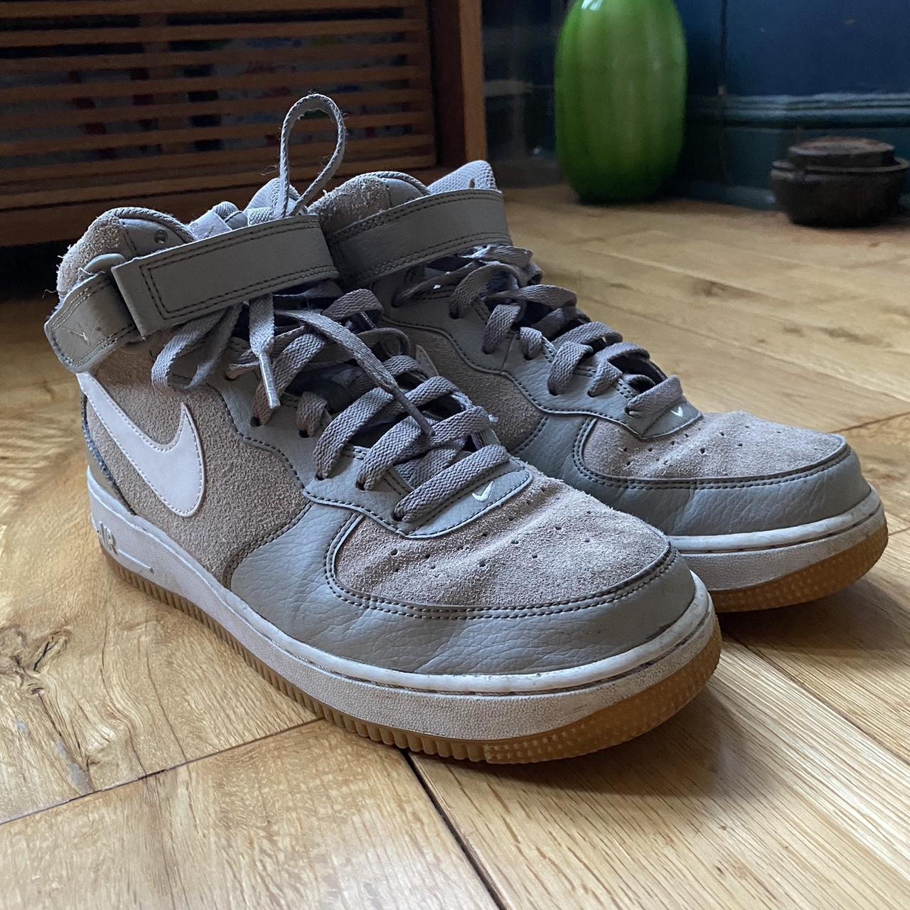 suede grey air force ones