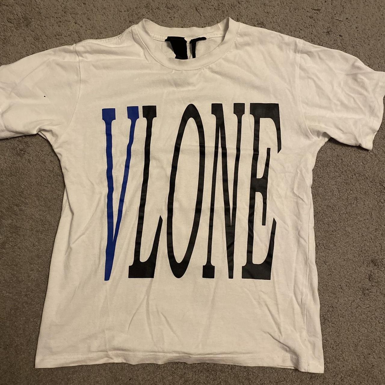 Vlone Blue Snake Shirt Size Small Like new Without... - Depop