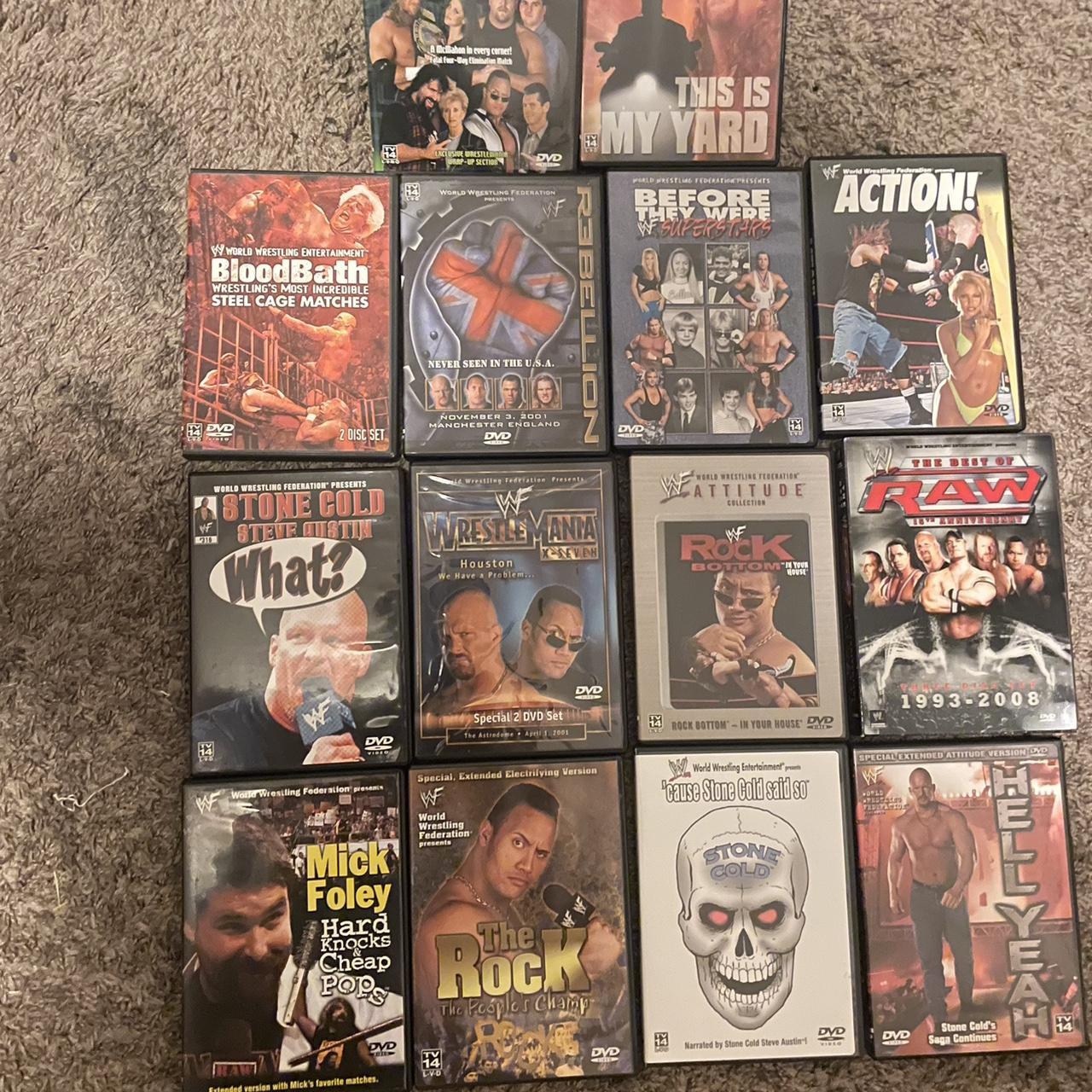 WWE/WWF DVD selling collection