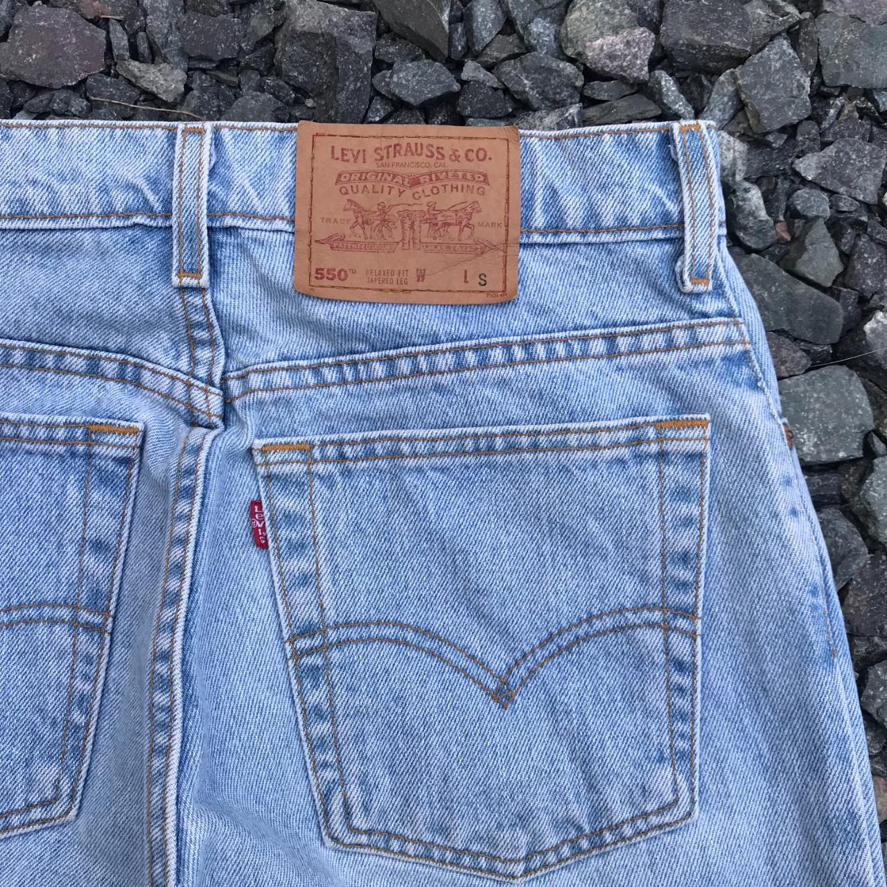 Vintage Levis 550 relaxed fix tapered leg levis... - Depop