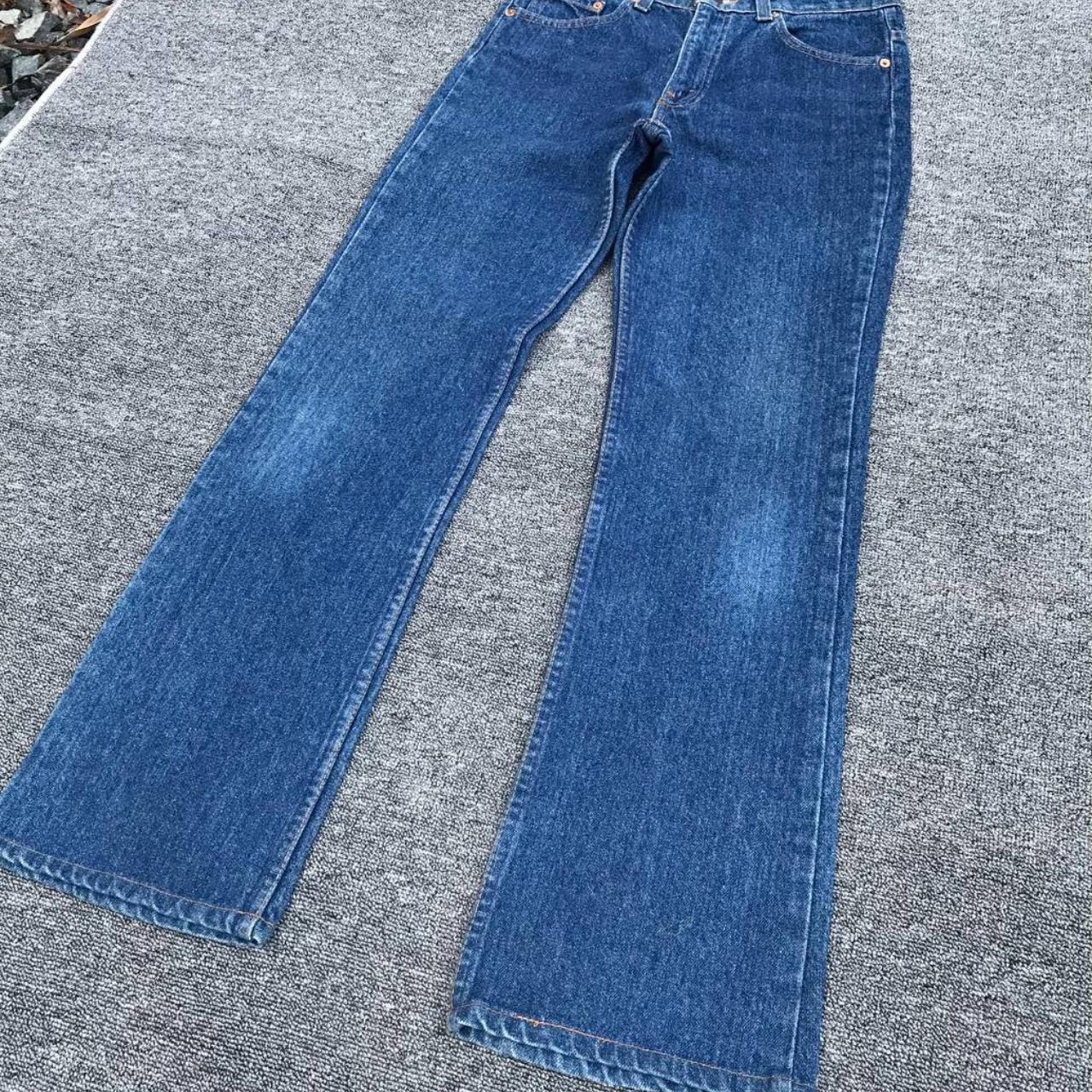 Flared Vintage Levis 517 90s USA made lightwash jean... - Depop