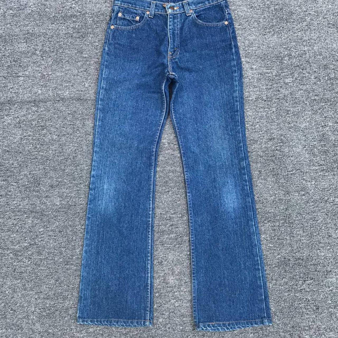 Flared Vintage Levis 517 90s USA made lightwash jean... - Depop