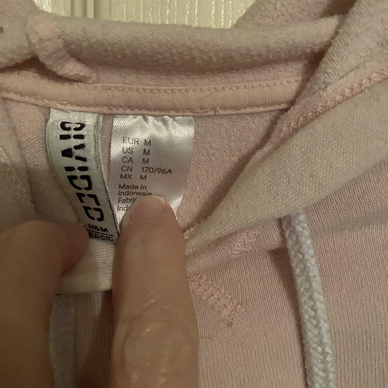 Soft Pink Light Crop Hoodie! Brand-Divided-H&M!