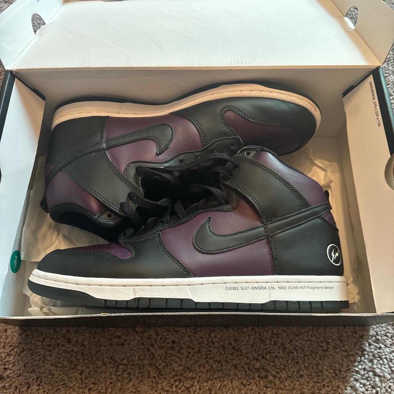 fragment dunk purple