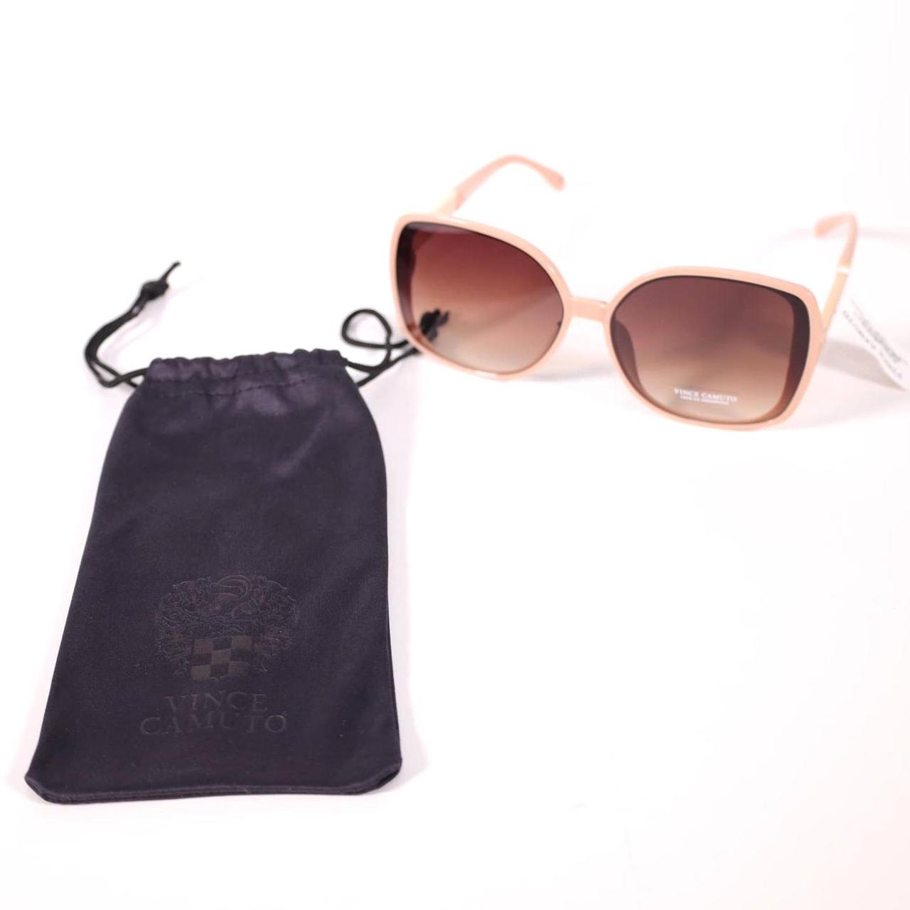 Vince Camuto Womens Tan And Brown Sunglasses Depop