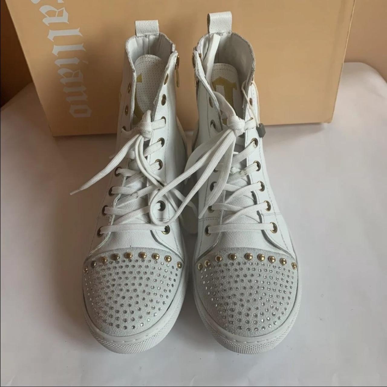 comfy white leather sneakers
