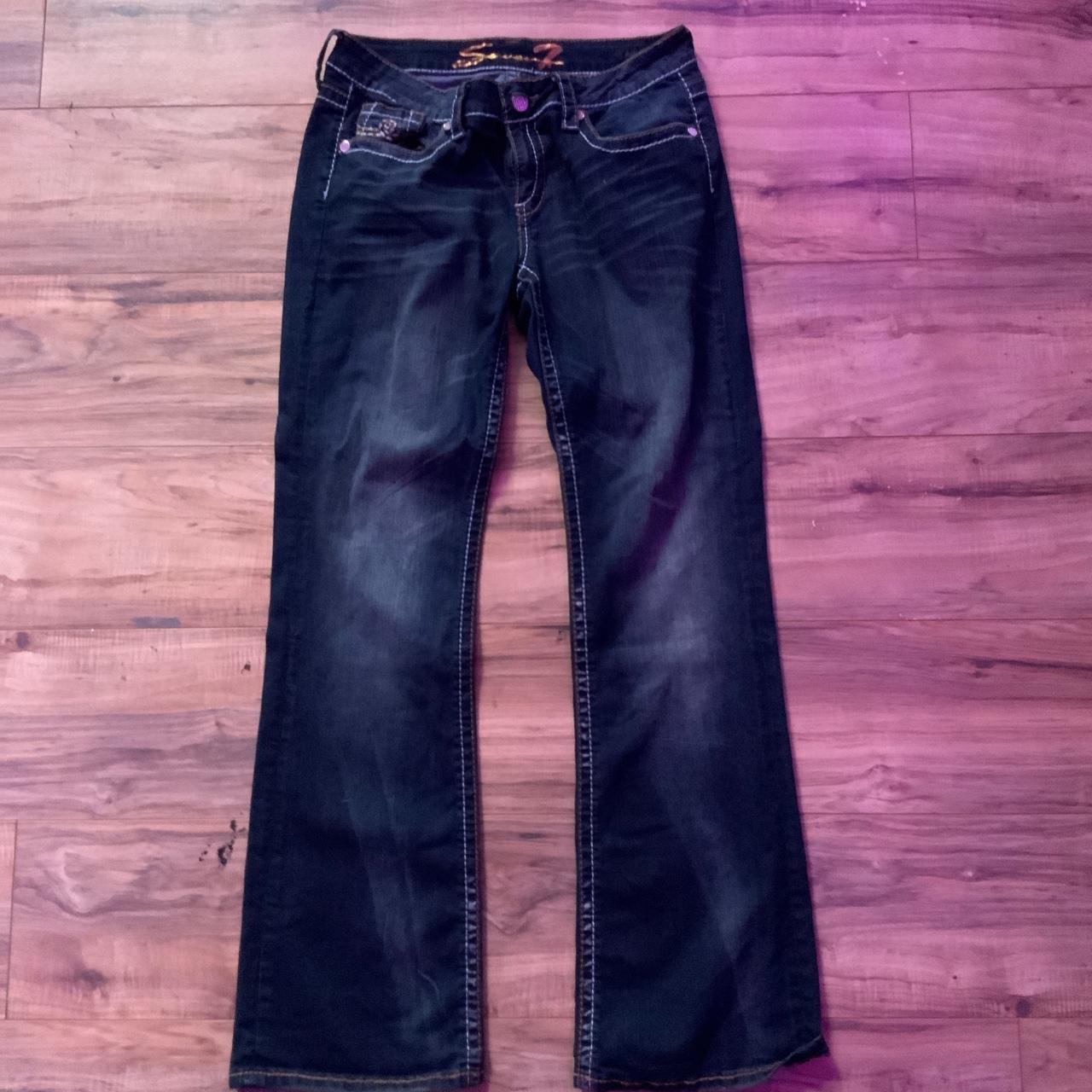 Cute denim y2k/vintage jeans for sale. These jeans... Depop