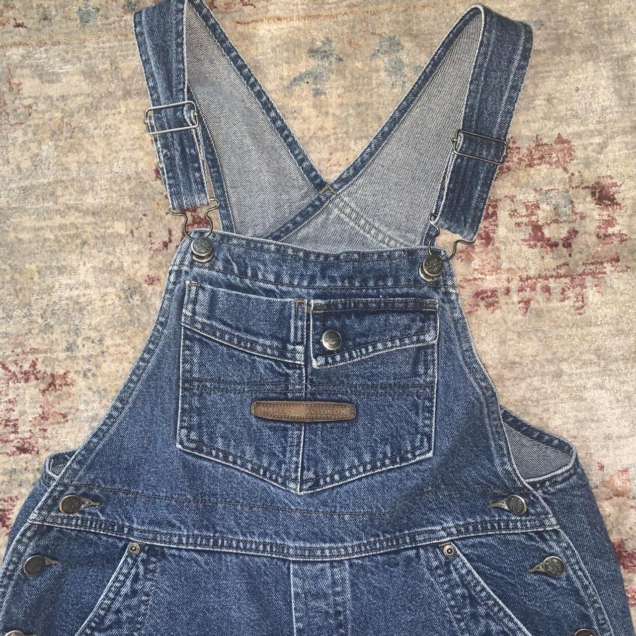 Harley Davidson Women's Dungareesoveralls Depop