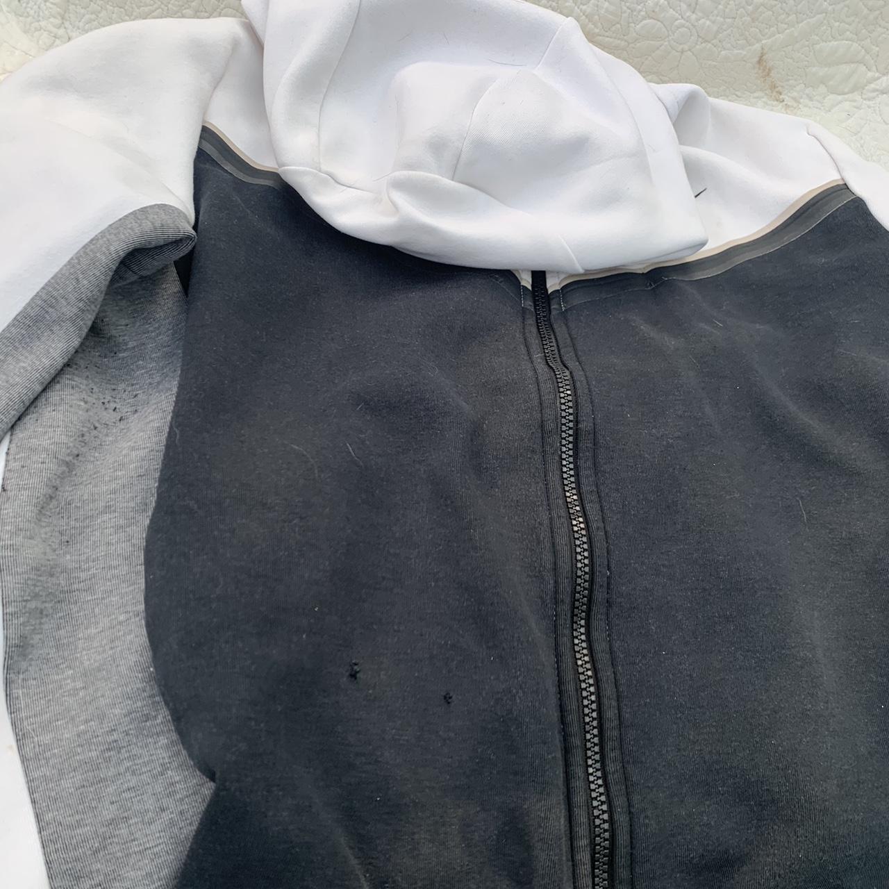 nike tech fleece new black and white