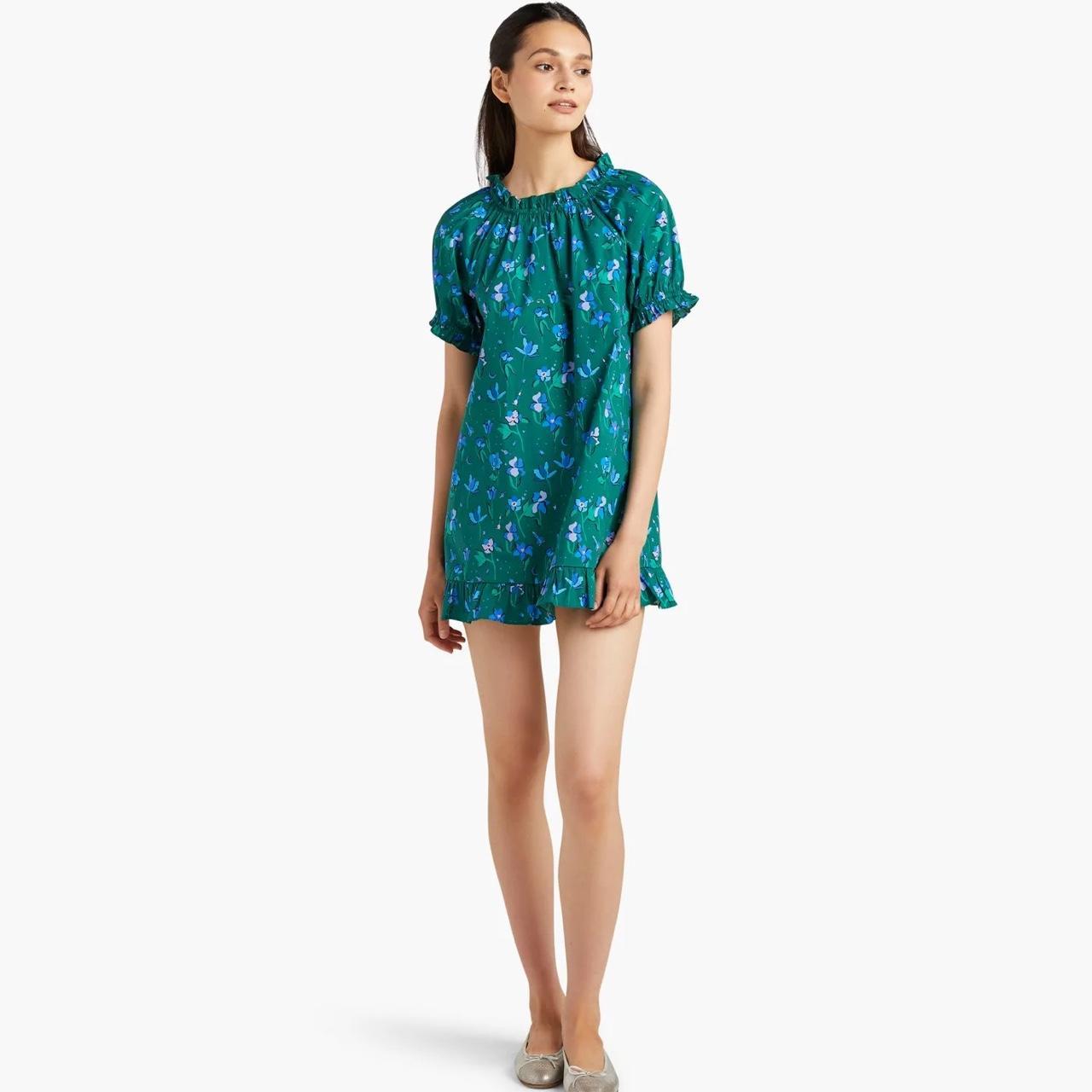 Batsheva Women's Green Dress Depop