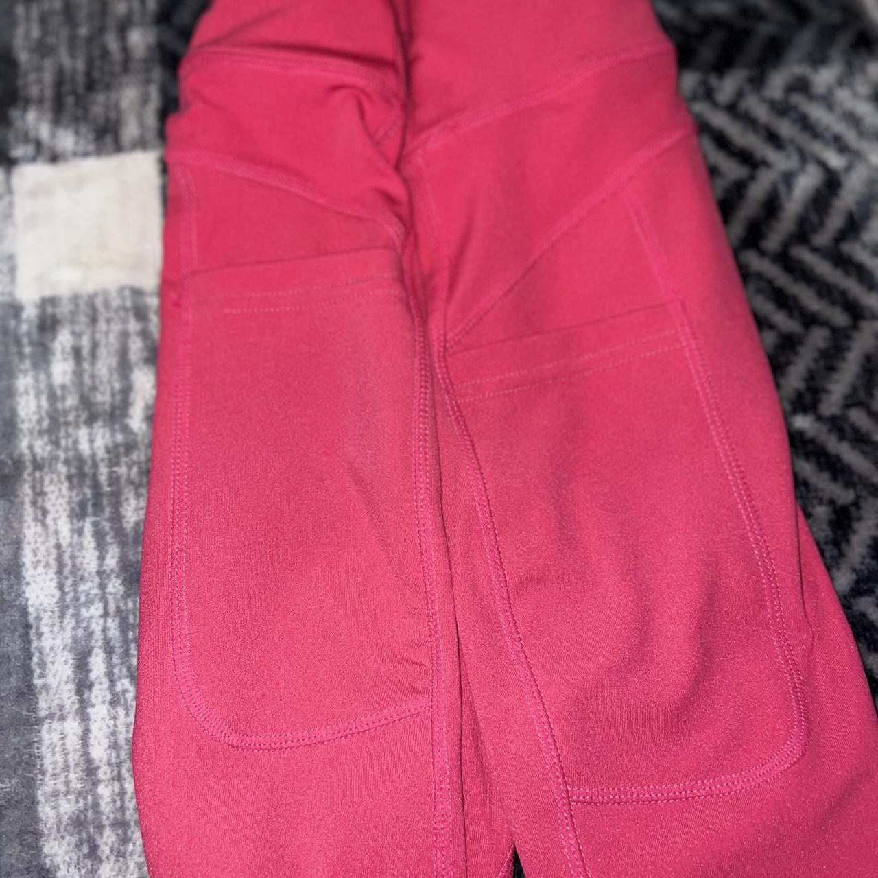 Popfit hot pink cropped leggings size xl! It has - Depop
