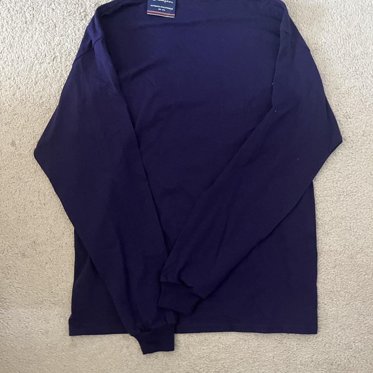 Champion Women's Purple T-shirt | Depop