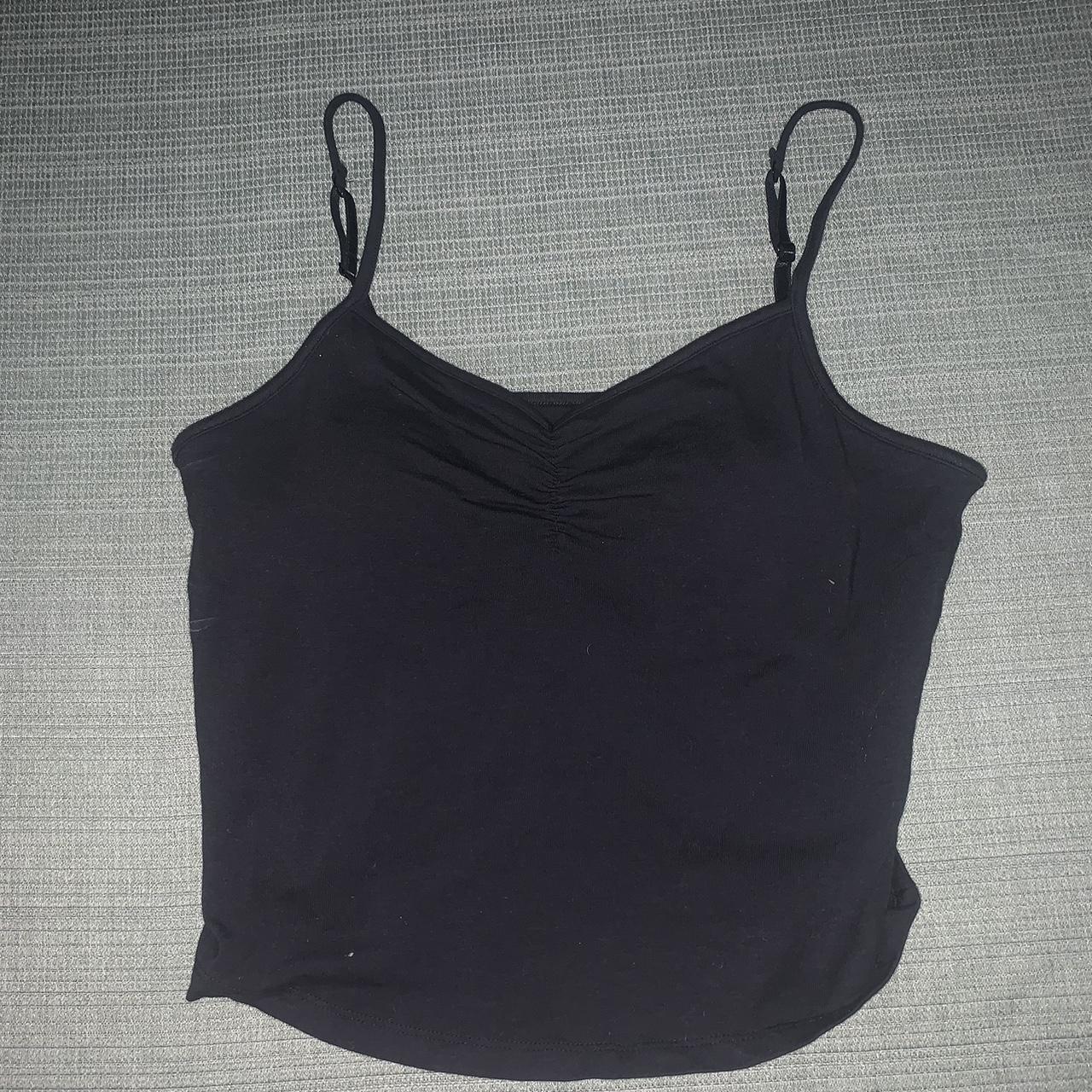 SO tank top with built in bra adjustable straps - Depop