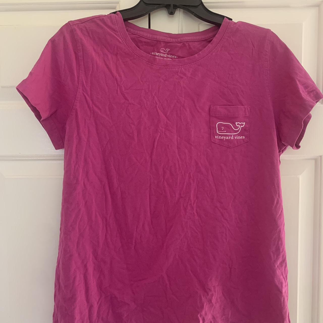 Vineyard Vines Blue/Yellow T-Shirt with shirt - Depop