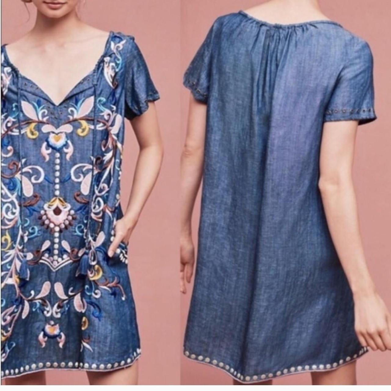 Holding horses 2024 denim dress