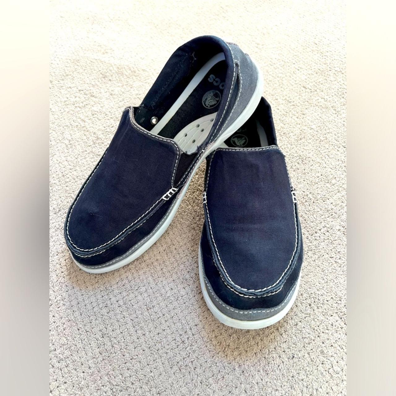 Crocs Men s Size 8 14392 Walu Accent Navy And Gray. Depop