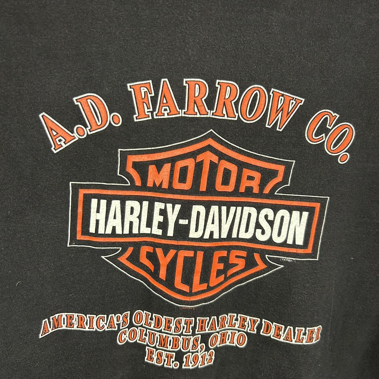 Harley Davidson AD Farrow Columbus Ohio 2000 Y2K... - Depop