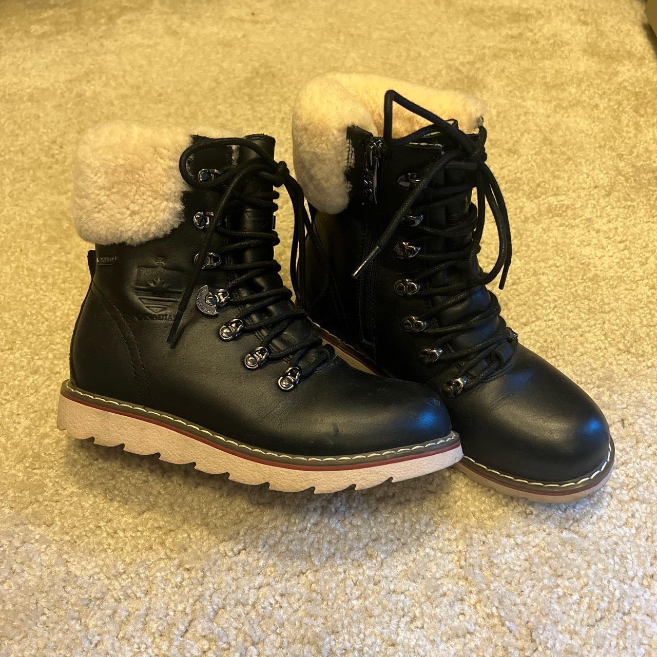 Royal Canadian Waterproof Leather Winter Boots Only Depop