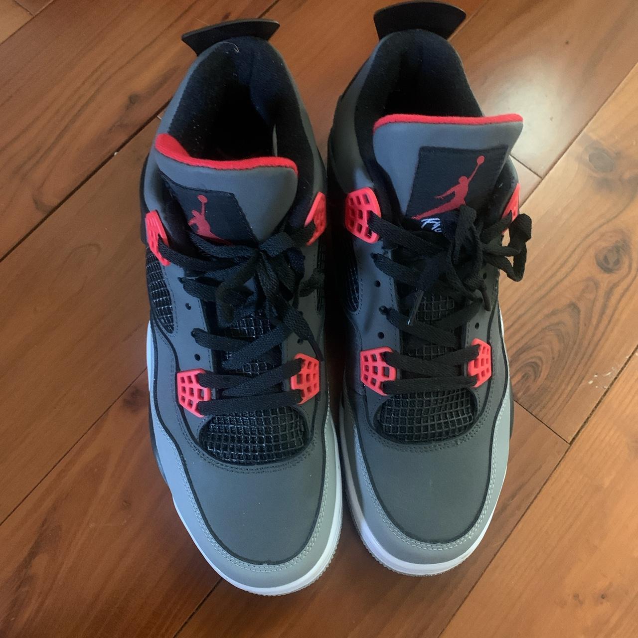 Air jordan 4 GS infrared size 10 Uk perfect... - Depop