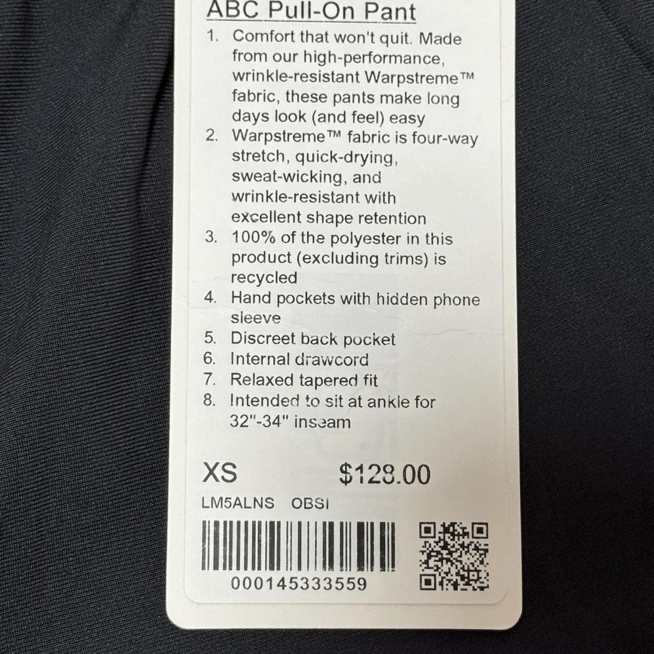 Abc pull on pant Brand new Authentic lululemon - Depop