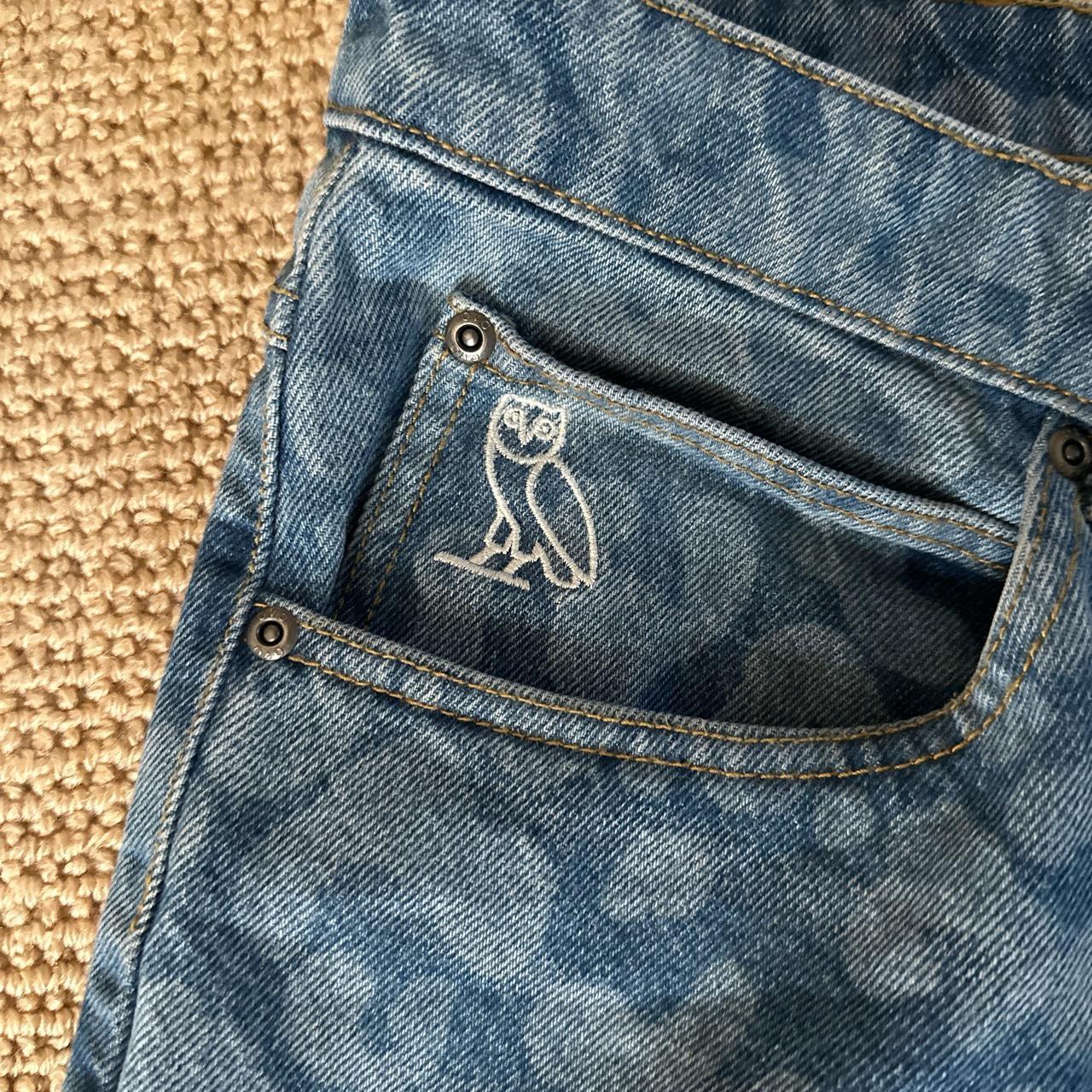 OVO Leopard print jeans. Size 38. Was worn maybe...