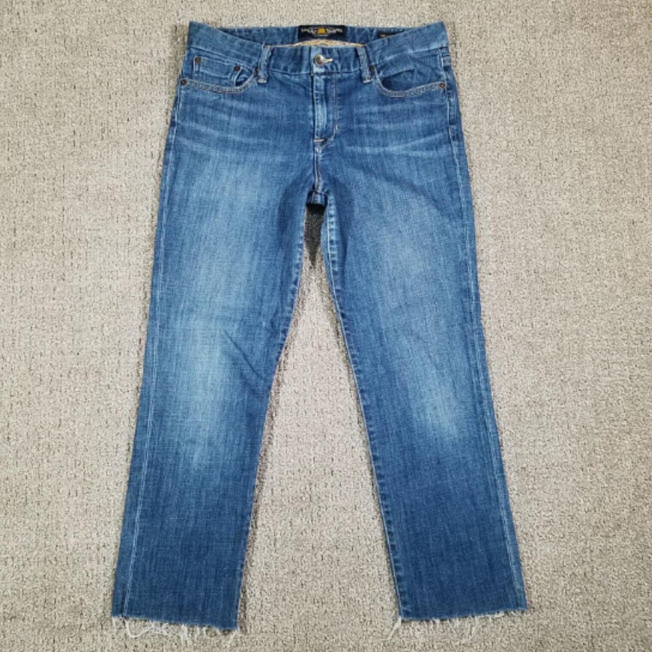 LUCKY BRAND Jeans Womens 30 Blue Sweat Jean... - Depop