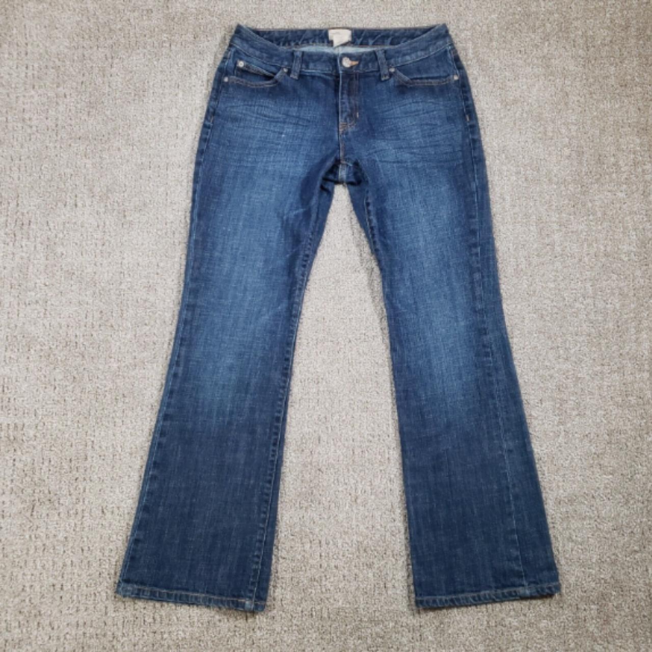 Gap Jeans Womens Size 6 28 Blue Curvy Flare Western - Depop