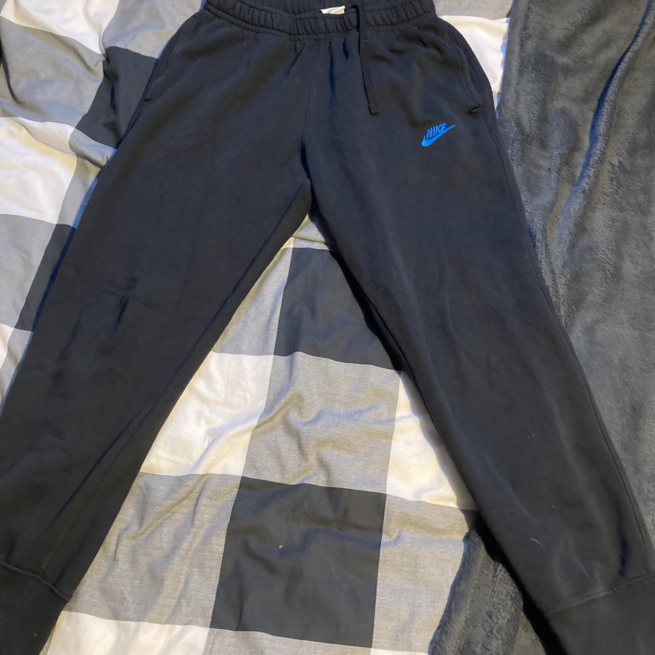 mens black nike skinny joggers
