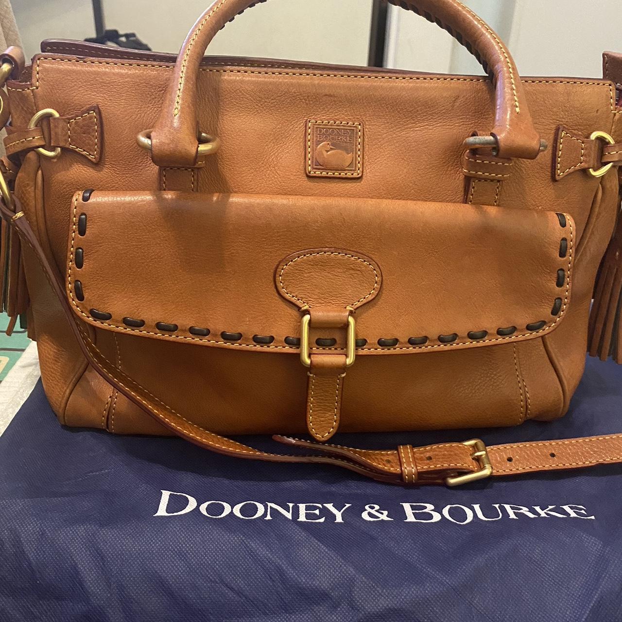 Dooney & Bourke Florentine order Leather Pocket Satchel Purse Bag