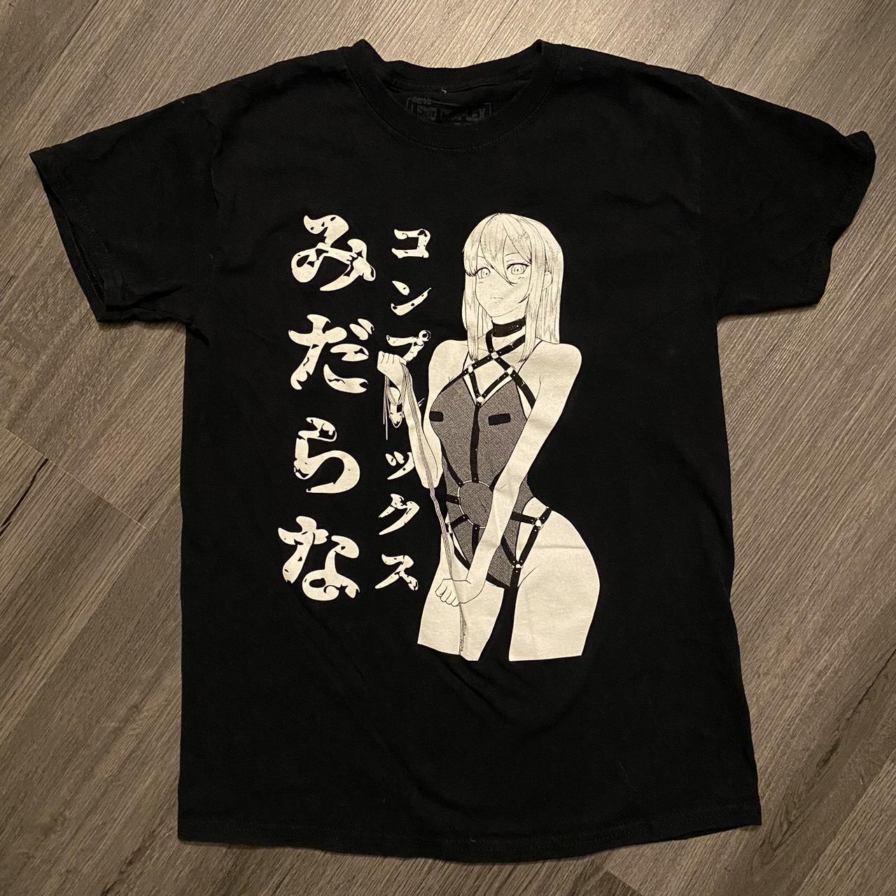 トップス blackmeans bondage L/S tee Lewd Complex Bondage Anime Girl #spencers #anime | Depop