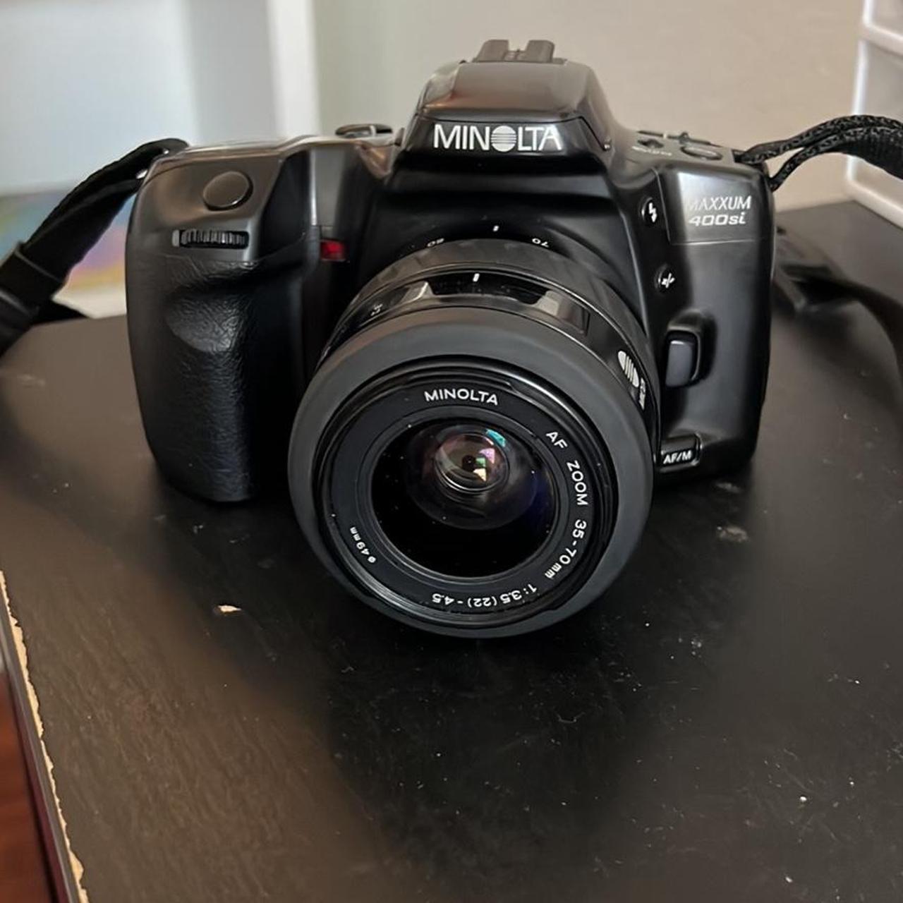 Minolta Maxxum 400si 35mm Auto Focus Film Camera Depop