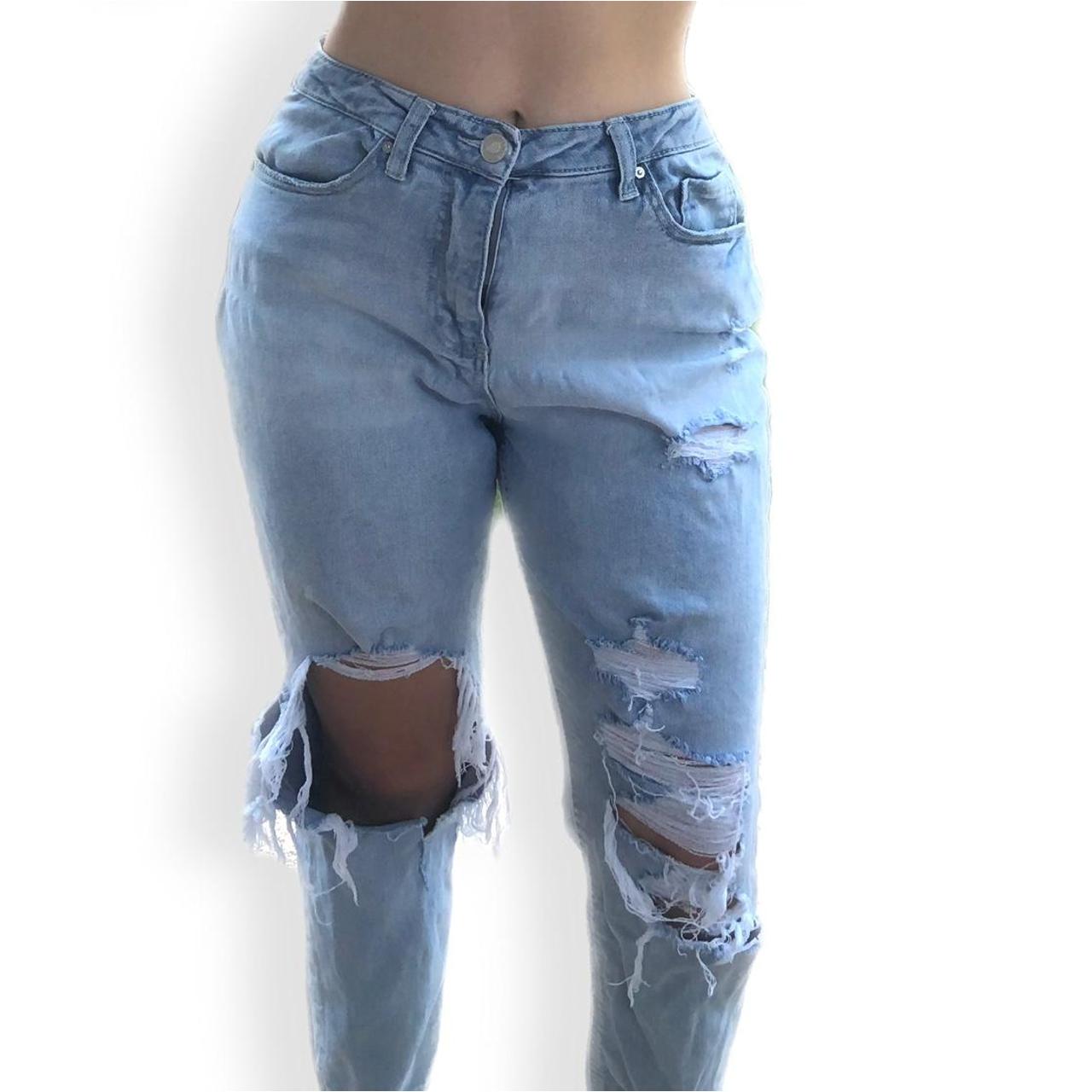 Indigo Rein Distressed Mom Jeans ‼️PAYPAL Depop