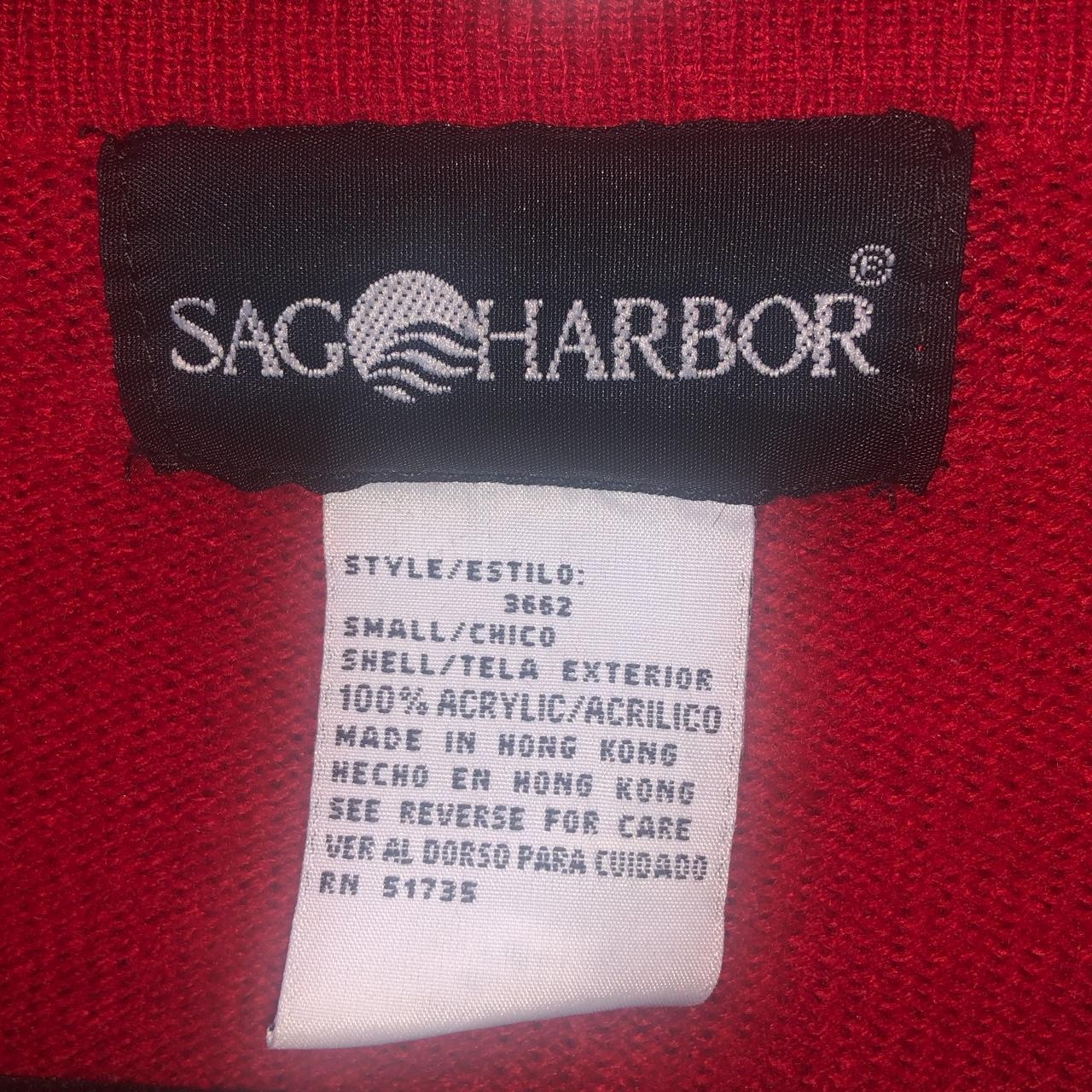 Sag Harbor Women S Red Cardigan Depop