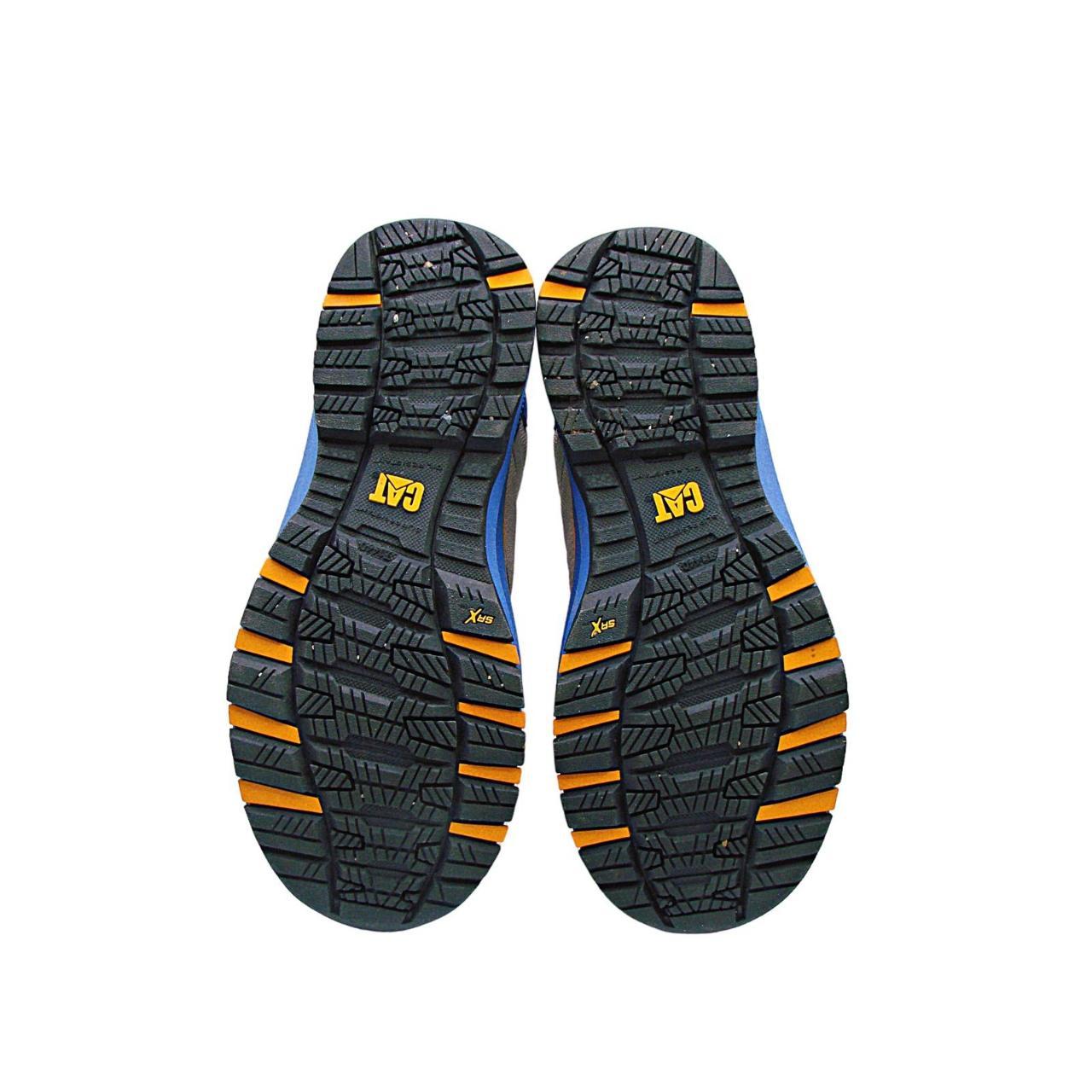 Caterpillar CAT Quake Composite Toe Work Shoes Blue... Depop