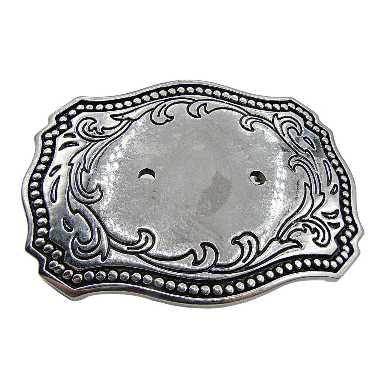 Vintage Add Your Own Decoration Pin Belt Buckle... - Depop