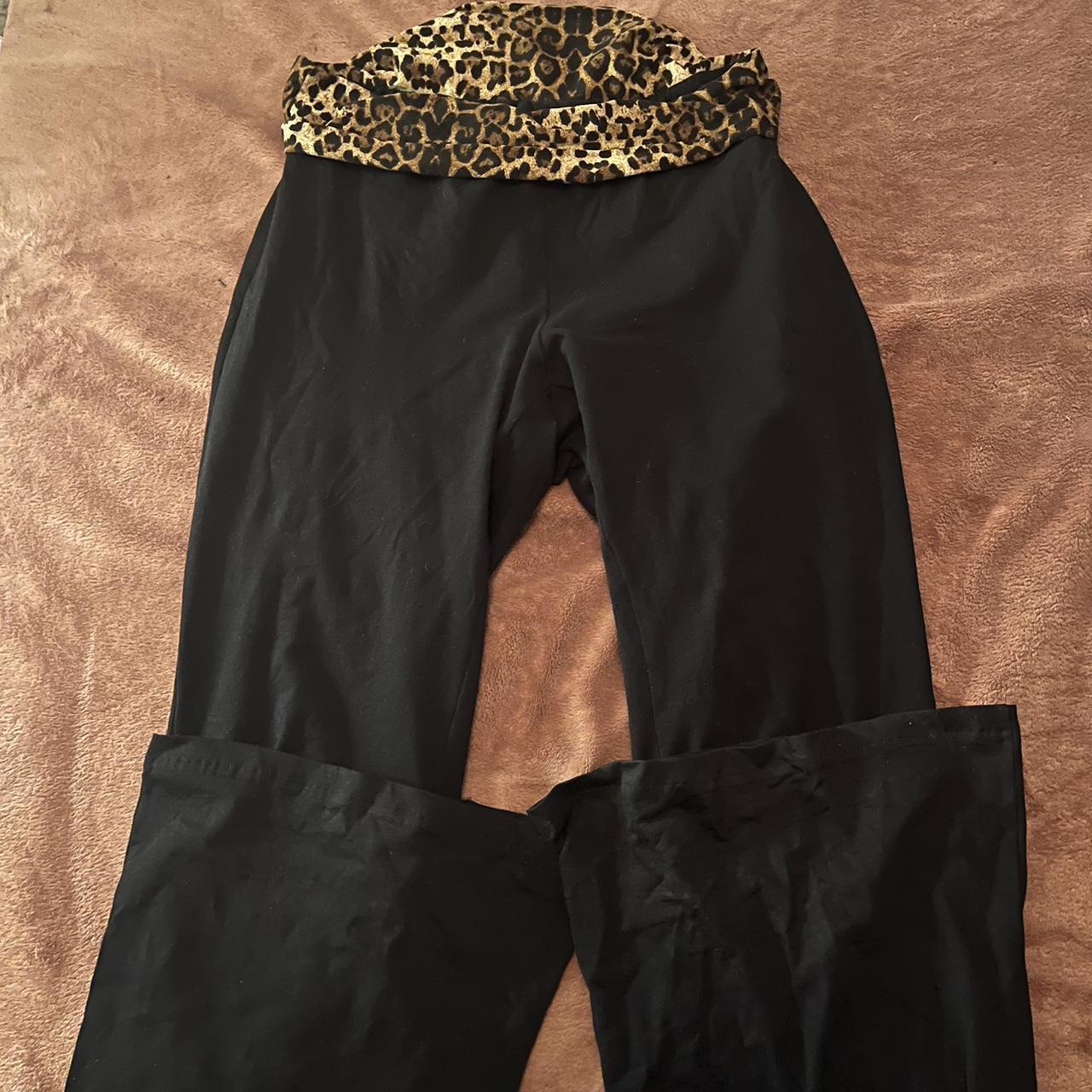 Funky wild fable flared leggings! Notes: small stain - Depop