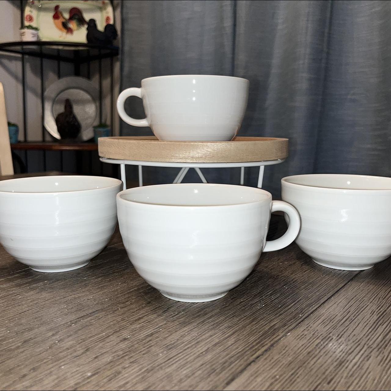 Crate And Barrel Roulette Spal White Porcelain... Depop