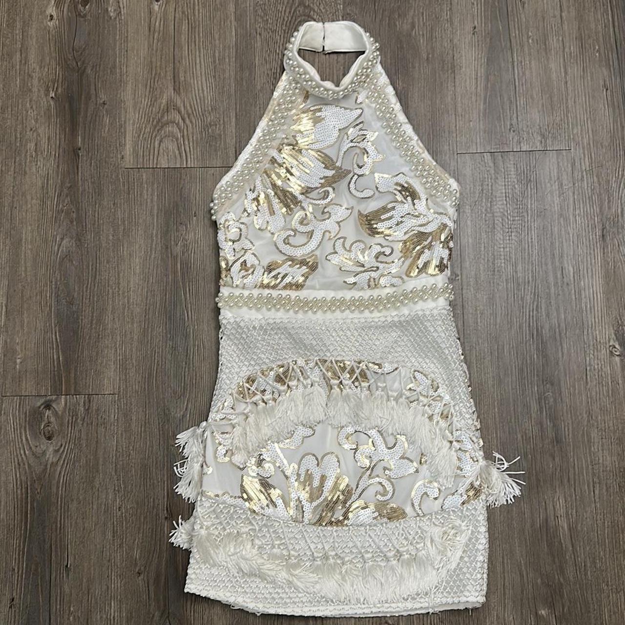 White and gold dress pretty best sale little thing