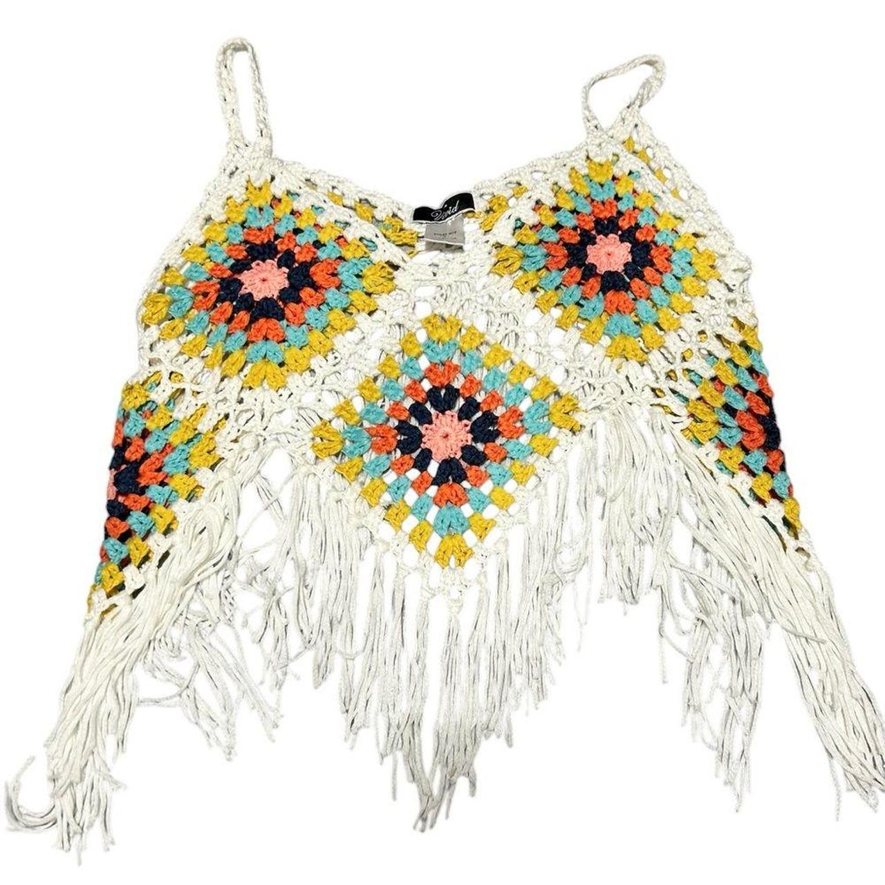 Source Unknown Women's Crop top - White/Red - S –… - image 3