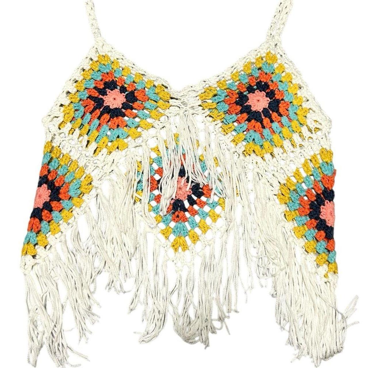 Source Unknown Women's Crop top - White/Red - S –… - image 4