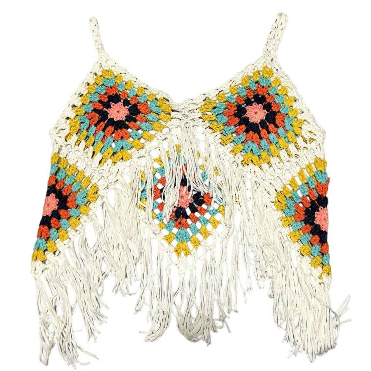 Source Unknown Women's Crop top - White/Red - S –… - image 5