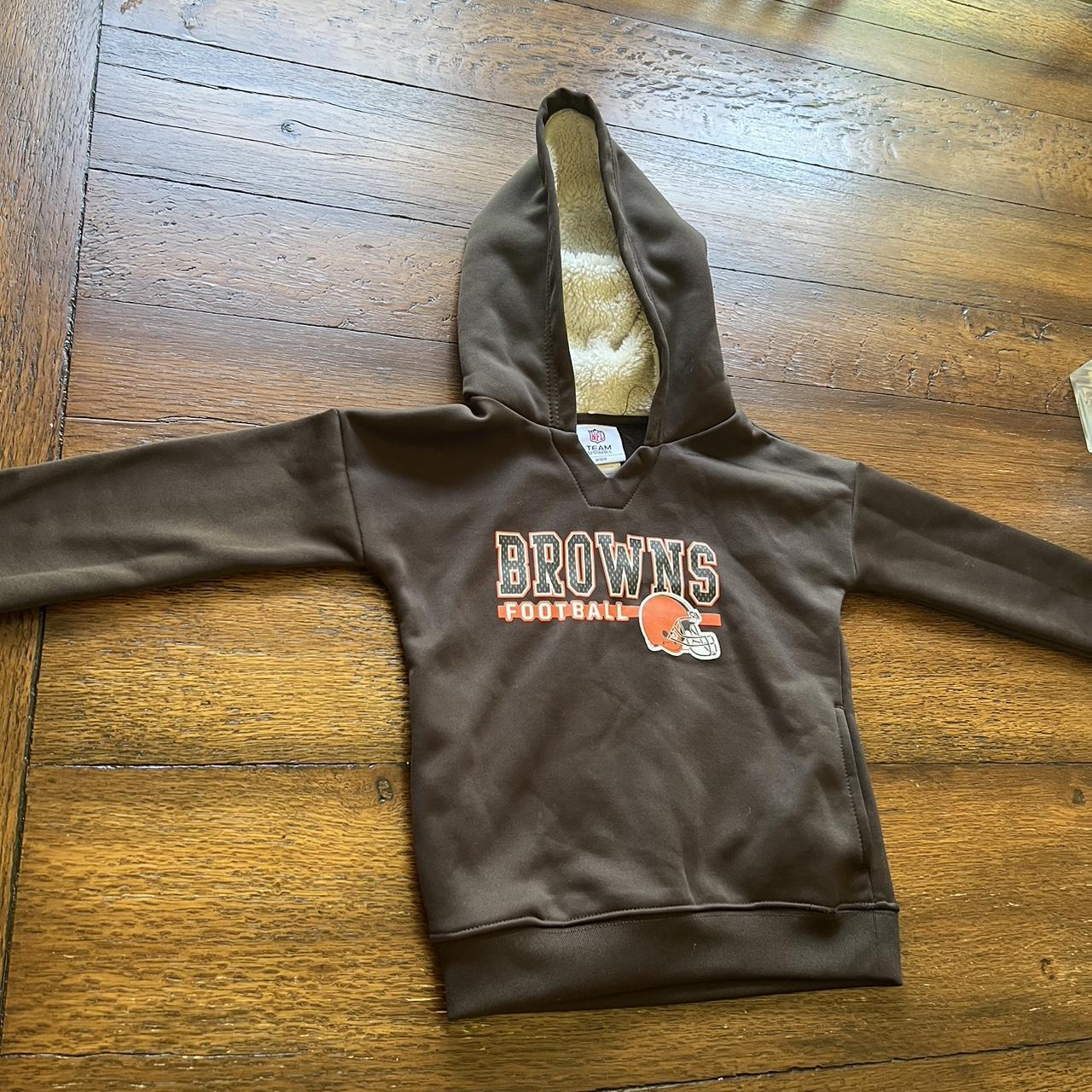 youth cleveland browns sweatshirt