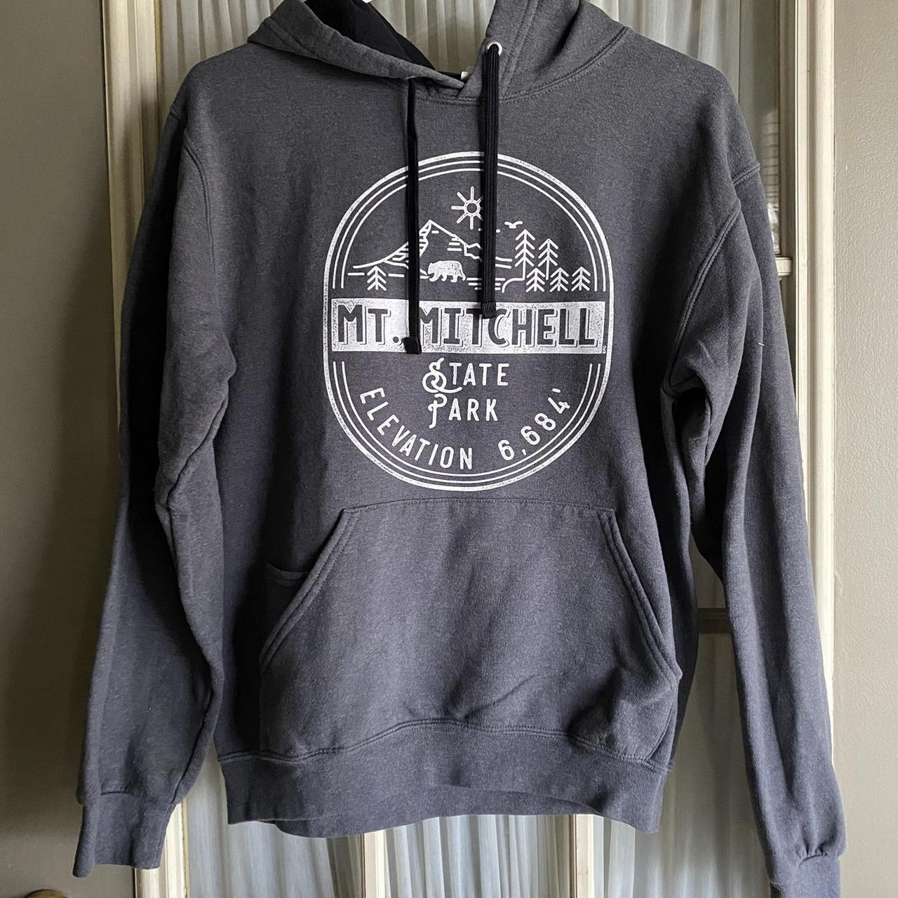 Mount Mitchell charcoal gray fleece Depop