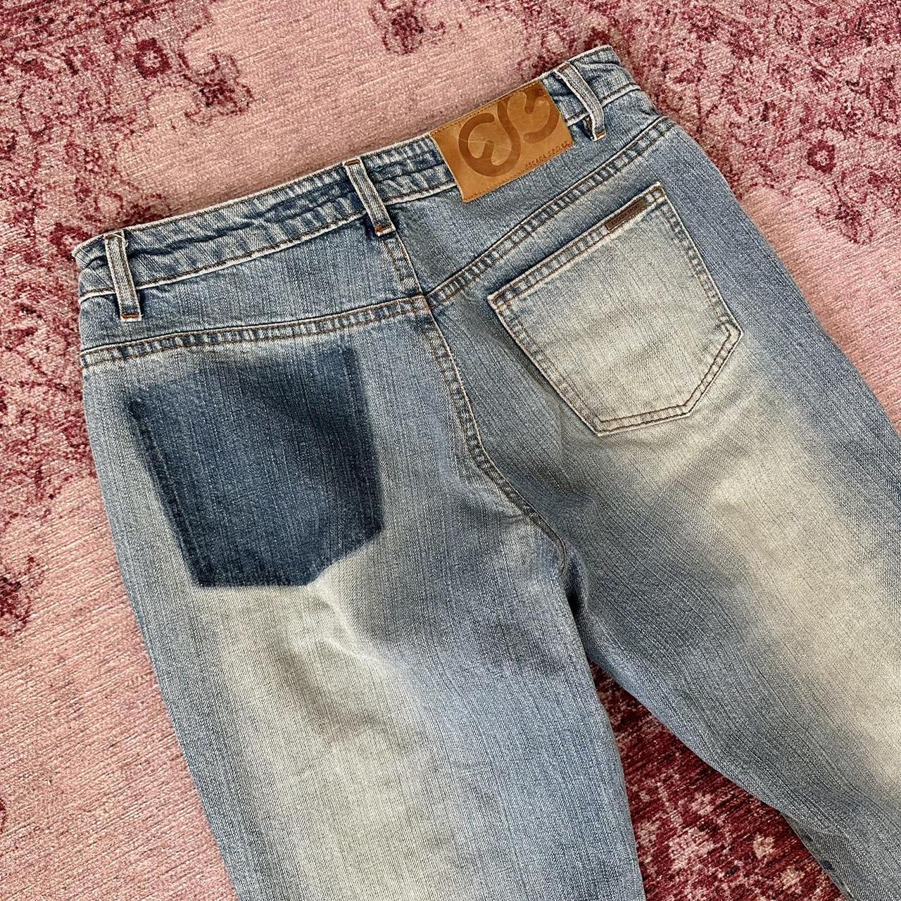 Y2K Escada Sport Western Inspired Bootcut Jeans Size... - Depop