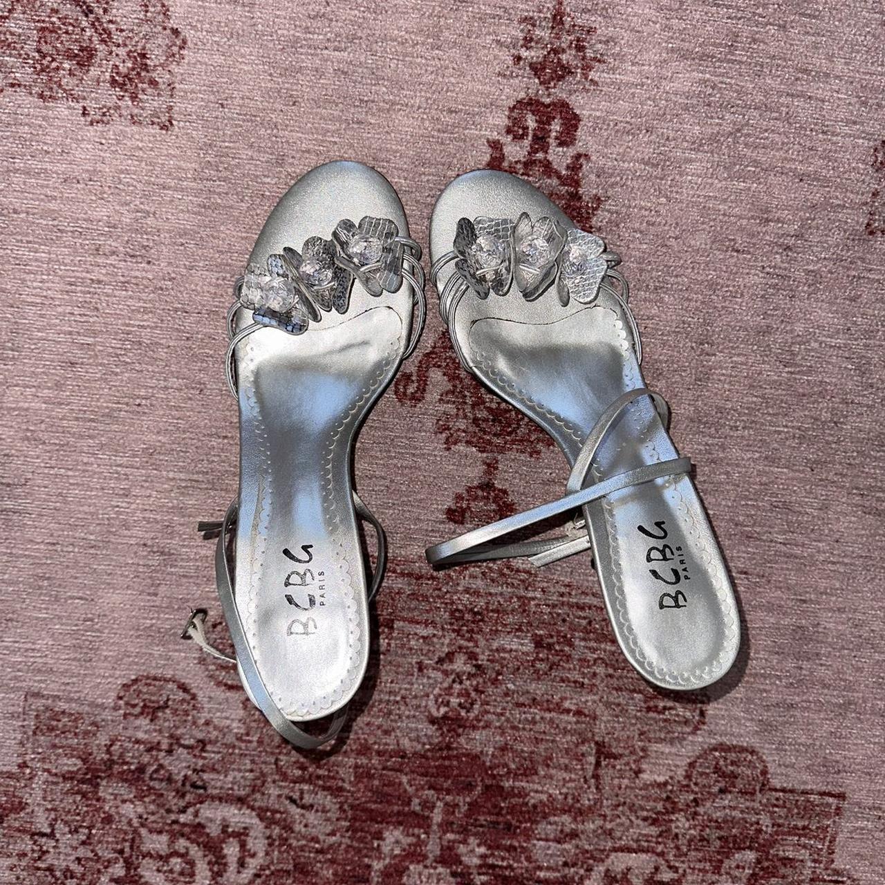 BCBGeneration Women's Silver Courts | Depop