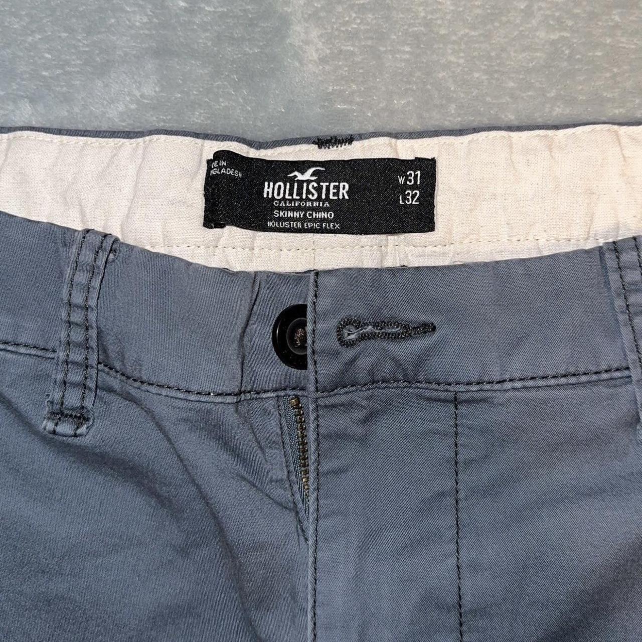 Hollister Co. Men's Blue Trousers | Depop