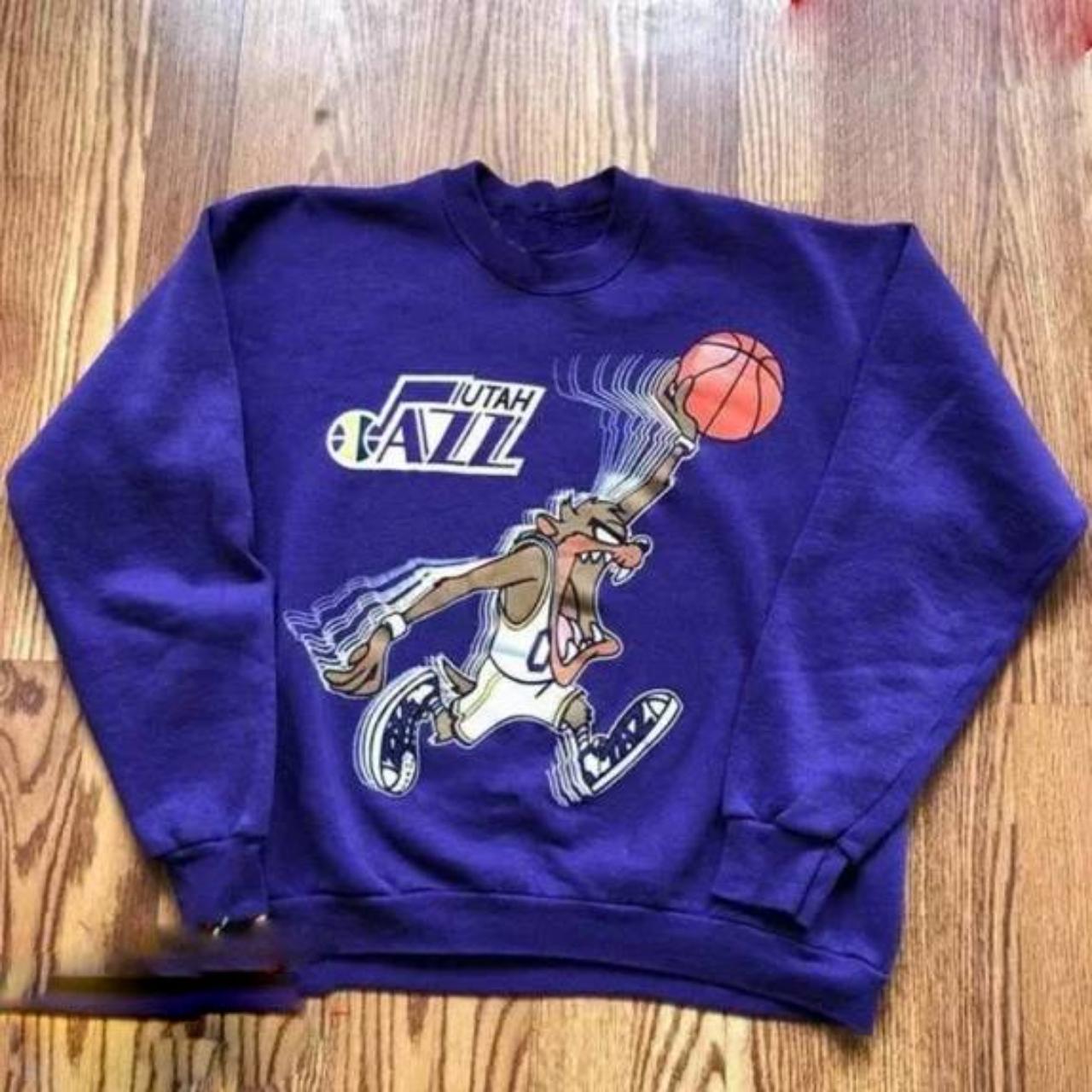 Vintage utah store jazz sweatshirt