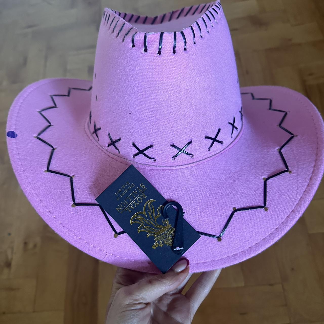 Pink cowboy hats x4 £5 each Bought for a hen... Depop